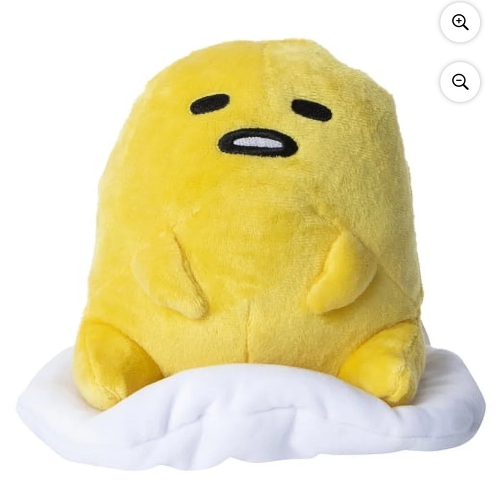Sanrio Yellow Gudetama Plush - Picture 2 of 3
